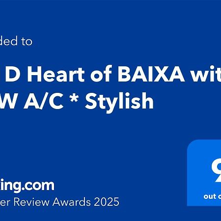Sj1D Heart Of Baixa With New A/C * Stylish Leilighet Lisboa Eksteriør bilde